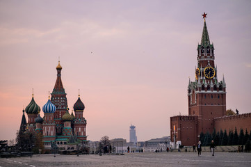 St Basil's Church on the Red Square in Moscow