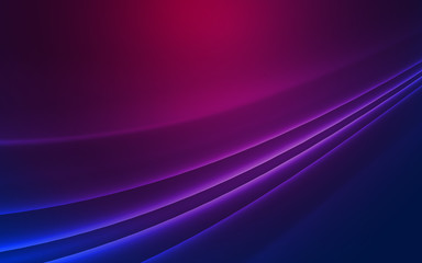 Leinwandbilder - Dark abstract background with neon lines, glow.