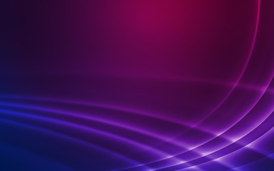 Leinwandbilder - Dark abstract background with neon lines, glow.