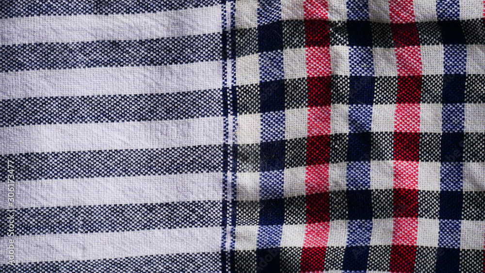 Scott pattern fabric texture closeup., cotton cloth texture background ...