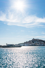 Sticker - Ibiza Town, Dalt Vila. Spain.