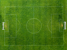 Aerial View Of Soccer Field