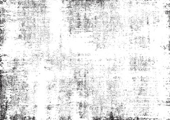 Rough black and white texture vector. Distressed overlay texture. Grunge background. Abstract textured effect. Vector Illustration. Black isolated on white background. EPS10