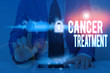 © Zofia - Handwriting text writing Cancer Treatment. Conceptual photo The analysisagement of medical care given to a cancer patient