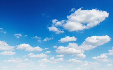 white cloud with blue sky background