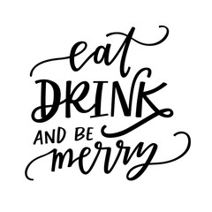 Wall Mural - Eat, drink and be merry