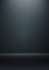 3d illustration. seamless grey studio gradient background for product placement.