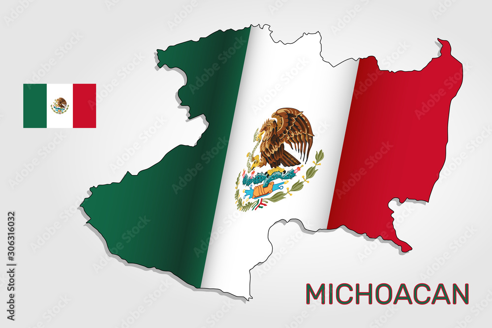 Cache-cou Multifonction Mexico – Imprimé Drapeau Michoacan – Tissu Respirant Ultra-doux – Pour Running, Vélo, Randonnée, Yoga - 2