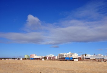 Canvas Print - Am Strand von Monte Gordo