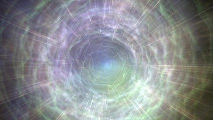 Wall Mural - 4k abstract animated tunnel with lightning