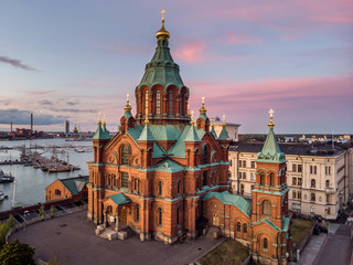 Wall Mural - Finland aerial view