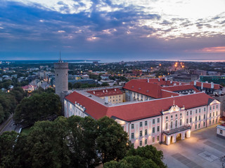 Wall Mural - Tallinn aerial view