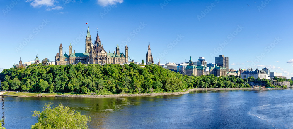 Ottawa Parliament Hill - obrazy, fototapety, plakaty 