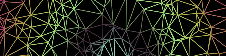 Color Abstract trianglify Generative Art background illustration