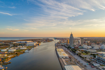 Wall Mural - Downtown Mobile, Alabama 