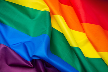 Rainbow flag as a symbol