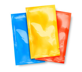 Sticker - shampoo bag  isolated