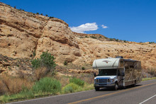 Class C RV In Scenic Capitol Reef National Park