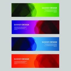 Vector Abstract design banner web template