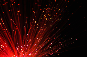 Fiber optic abstract colorful background