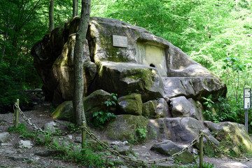 Volkonsky dolmen-the only surviving in the world full-size dolmen monolithic type, located in the Greater Sochi. It is considered the same age as the Egyptian pyramids, the age of about 4000 years.