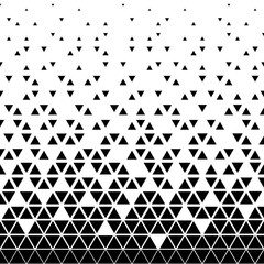 Wall Mural - Abstract triangular background. Black white geometric pattern.