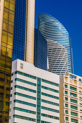 Wall Mural - Modern architecture of downtown Abu Dhabi, UAE