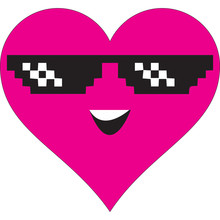 Heart Icon Vector. Perfect Love Symbol. Valentine's Day Sign,