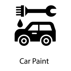 Wall Mural - car painting vector