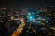 © Vivid Cafe - Vietnam Ho Chi Minh night City view from the air