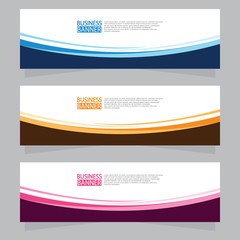 vector abstract design web banner template. web design elements - header design. abstract geometric 