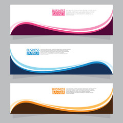 vector abstract design web banner template. web design elements - header design. abstract geometric 
