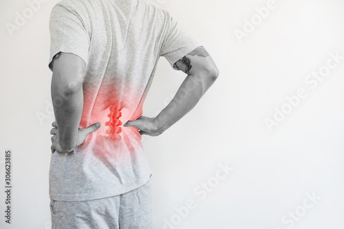 Fotomural Office syndrome, Backache and Lower Back Pain Concept