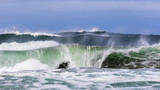 Fototapeta Na ścianę - Ocean Waves Breaking