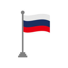 Russian flags icon vector design symbol