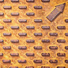 Sticker - Detail of Manhole cover pattern