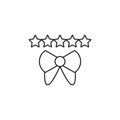 Wall Mural - reputation management - minimal line web icon. simple vector illustration. concept for infographic, 