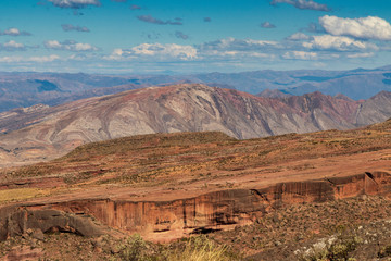 Wall Mural - Rock and mountains at Ciudad de Itas  park at Torotoro in Bolivia.