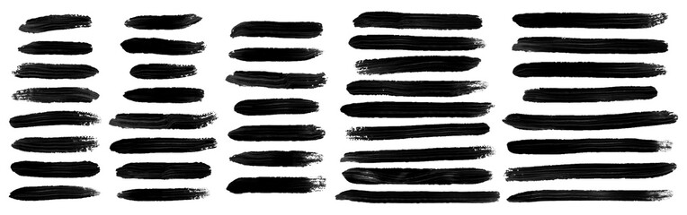 brush stroke. brush stroke vector. brush stroke vector set.