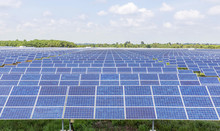 Rows Array Of Polycrystalline Silicon Solar Cells Or Photovoltaics Cell In Solar Plant Station Convert Light Energy From The Sun Into Electricity Alternative Renewable Energy Efficiency From The Sun