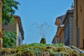 Fontaine des Neuf-Canons, cours mirabeau, Aix en Provence, village provençal placé au mondial de l'unesco