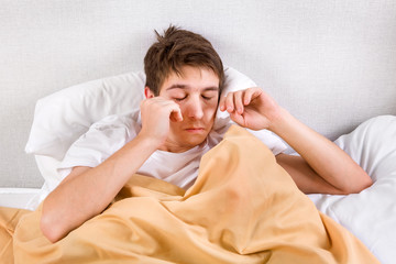 Tired Man in the Bed