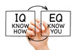 IQ Know How EQ Know You Concept