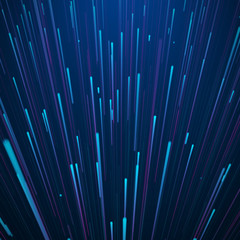 Wall Mural - abstract speed background. centric motion of star trails. 3d rendering. starburst dynamic lines or r