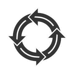 Wall Mural - circle arrow - vector.