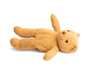 soft bear toy isolated