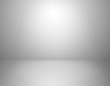 White studio background. Empty gray room, blank product display backdrop with shadow vector indoor 3d template