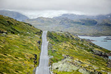 Sognefjellet mountain road in Norway