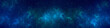 Leinwandbild Motiv Nebula and stars in night sky web banner. Space background.