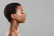 © Prostock-studio - Profile portrait of black woman with perfect skin and closed eyes